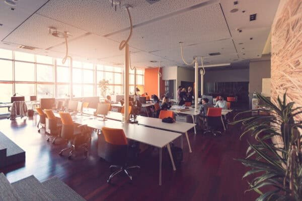 estudantes fazendo estagio em startup